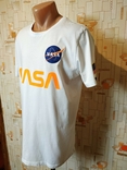 Футболка белая NASA от ALPHA INDUSTRIES Турция коттон р-р XXL(состояние нового), фото №4