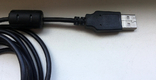 Кабель USB-f на min-USB AWM Stile 2035 E201077 2 фильтра 1 шт, фото №6