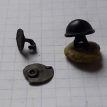 Старинные маленькие пуговицы бронза в коллекцию, фото №4