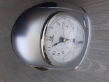Настольные часы-будильник Pearl quartz (с сер. вставками), фото №4