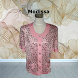 Modissa элегантный блузон женский нежного пудрового цвета, фото №2