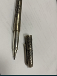 Серебряная ручка Охота Берельефное литье, фото №2