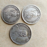 Три серебряные монеты Швейцария. 1914, 1944 и 1949 года., фото №3