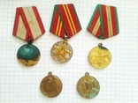 Медали Выслуга 5 шт., фото №2