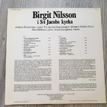 "Birgit Nilsson Birgit Nilsson I S:t Jacobs" LP, Sweden, фото №3