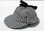 Шляпа Шерлока Холмса, шляпа охотника за оленям р. 55-56 см, фото №3