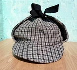 Шляпа Шерлока Холмса, шляпа охотника за оленям р. 55-56 см, фото №9