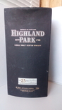  326 коробка упаковка бокс от элитного виски Highland park 25 лет, фото №2