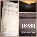 Hugo Boss Regular Fit оригинал Стильная мужская футболка мыс черная М, фото №11