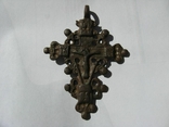 Крест с волютами,18 век ,6 на 4.5 см, фото №2