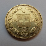 20 франков 1896 г. Швейцария, фото №3