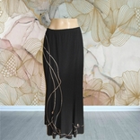 Красивая нарядная длинная юбка с украшением по низу Турция, фото №2