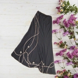 Красивая нарядная длинная юбка с украшением по низу Турция, фото №3