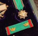 Італія. Комплект Ордена Заслуг. Зірка, шийний хрест, фрачник, петлиця, фото №6