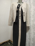 Arido vintage костюм льон плаття жакет., фото №2