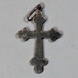Крестик серебро 925, 1,5 г., клеймо :4ДЛ, фото №3