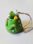 Фигурка лягушка. колокольчик. керамика, фото №5