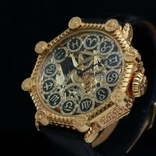 Чоловічий наручний годинник скелетон Wаndolec з механізмом Лонжин Longines Швейцарія, фото №4