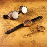Чоловічий наручний годинник скелетон Wаndolec з механізмом Лонжин Longines Швейцарія, фото №5