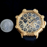 Чоловічий наручний годинник скелетон Wаndolec з механізмом Лонжин Longines Швейцарія, фото №12