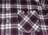 Country Line Теплая мужская рубашка дл рукав под байку в клетку хлопок 2XL, photo number 7