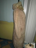 Лёгкая женская натуральная дублёнка с капюшоном. Германия. 46/48р. Лот 705, photo number 6