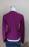 Benetton 100 % Шерстяной Новый женский свитер пурпурный/фиолетовый S/M, фото №5