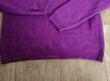 Benetton 100 % Шерстяной Новый женский свитер пурпурный/фиолетовый S/M, photo number 7