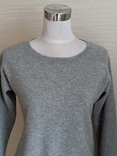 Next Кашемировый 100 % Теплый женский свитер серый 12, фото №4