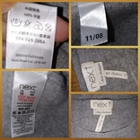 Next Кашемировый 100 % Теплый женский свитер серый 12, фото №10