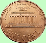 145.U.S. 1 cent, 2005 Lincoln Cent Without Mondvor Mark, photo number 3