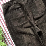 Шикарные штаны натуральная кожа ретро винтаж Helline размер D40, фото №11
