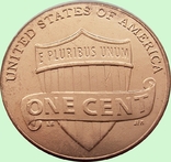 129.US 1 cent, 2017.. Lincoln Cent Mondvor Mark: "P" - Philadelphia, photo number 2
