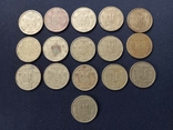  Монеты 50 копеек 1992,1994,1995 год шов.Украина .16 шт., фото №2