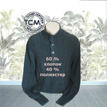 Tchibo Стильный мужской свитер крупной вязки хлопок, фото №2