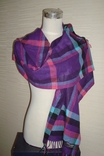 Scotland разноцветный кашемировый теплый женский шарфик шотландия, фото №4
