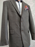 Mario barutti люкс бренд чоловічий шерстяний піджак піджак, фото №3