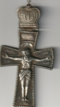 Хрест срібний 6 х 12 см, фото №2