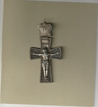 Хрест срібний 6 х 12 см, фото №3