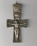 Хрест срібний 6 х 12 см, фото №6