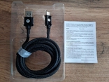 Очень качественный Mobo cable type C durable 2A Original 2 Metros, фото №3