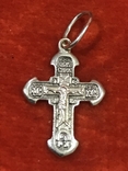 Крестик серебро, фото №2