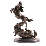 Скульптура Резвящиеся лошади.Бронза. Франция.48 см., фото №6