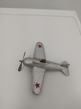 Ёлочная игрушка Военный Самолёт из метала СССР, фото №3