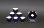 Кавовий сервіз LFZ Porcelain USSR 12 предметів на 6 персон, фото №2