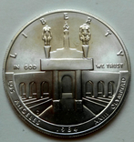 США 1 доллар 1984 D "XXIII летние Олимпийские Игры в Лос-Анджелесе", серебро, фото №4