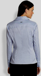 Hugo Boss US 8 оригинал Стильная женская рубашка приталенная дл рукав н. голубой, фото №4