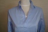 Hugo Boss US 8 оригинал Стильная женская рубашка приталенная дл рукав н. голубой, фото №7