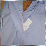 Hugo Boss US 8 оригинал Стильная женская рубашка приталенная дл рукав н. голубой, photo number 11