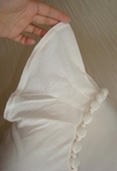 Ted Baker Красивая стильная женская футболка шелк+tencel лиоцел бело/молочная/синяя, фото №6